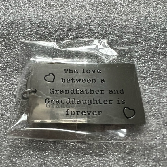 Grandpa Gift from Granddaughter - Stainless Steel Keychain Jewelry - Picture 7 of 7